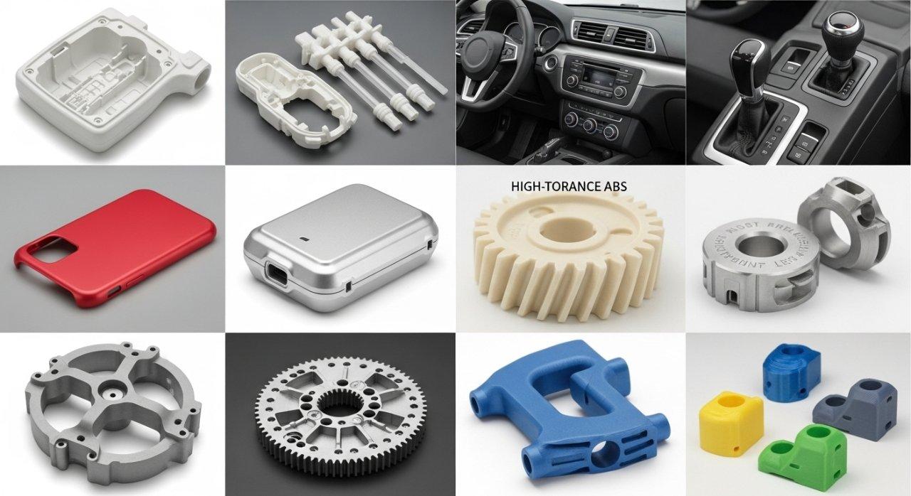 ly-machining, ABS plastic machining, medical device components, automotive interior parts, consumer electronics housings