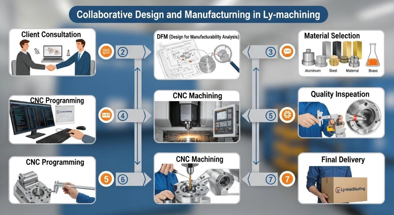 ly-machining, manufacturing process, tight tolerances, DFM analysis, CNC programming