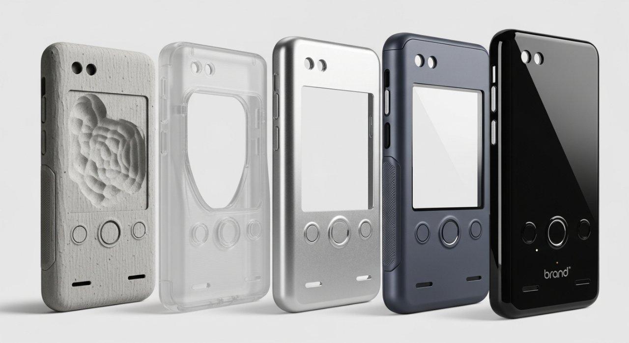 Une image collage illustrant l'évolution d'un composant de produit, d'un prototype initial brut à une version finale hautement raffinée, réalisée grâce à un prototypage agile et à une amélioration continue.