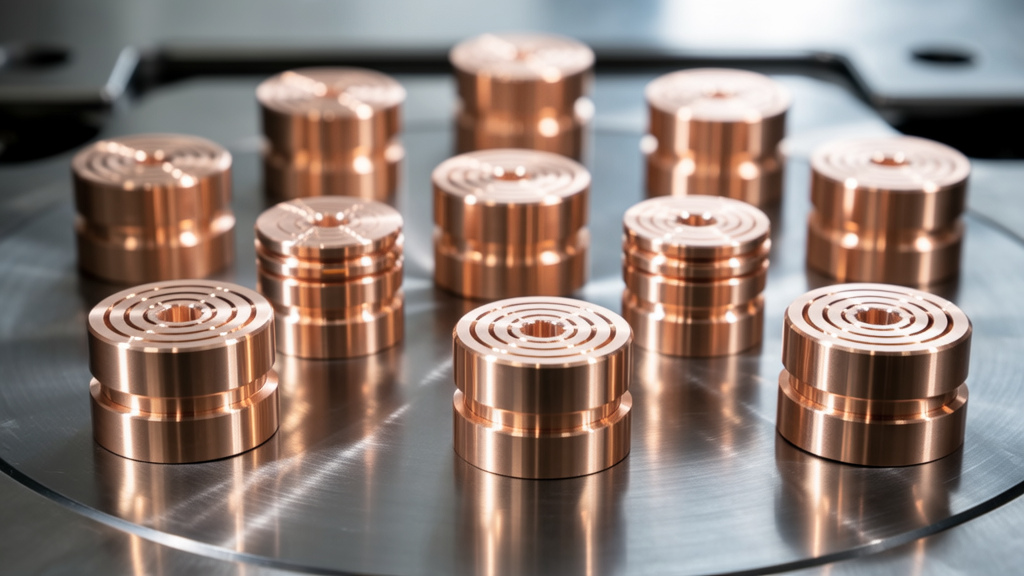 Atteignez une cohérence parfaite avec l'usinage CNC en cuivre aujourd'hui 二